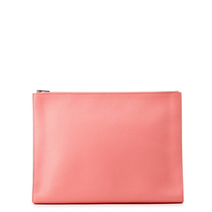 HERMES Zip and Go Roseet Evercolor Size GM
