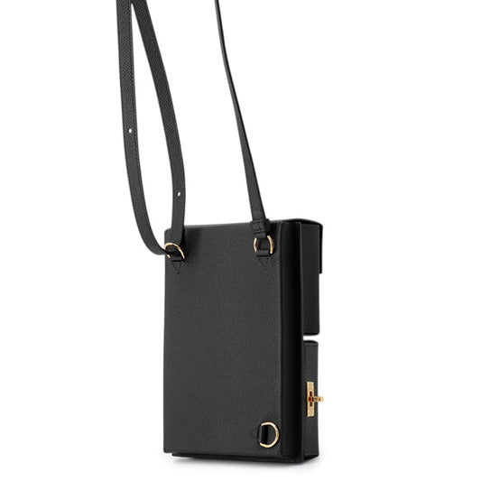 HERMES Kelly Multi-Pocket To Go Black Epsom