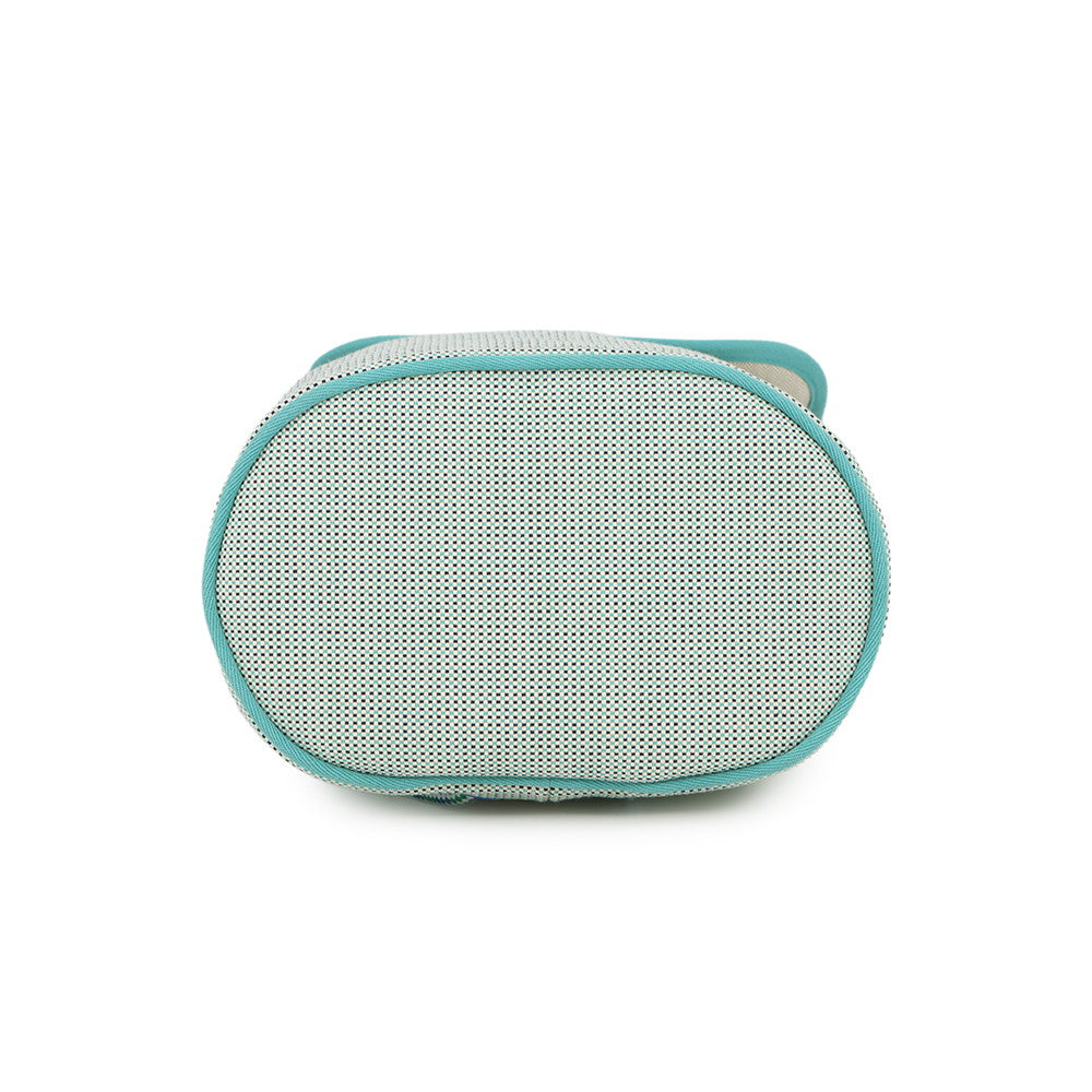HERMES Le Caban Backpack Marine/Menthe Cotton