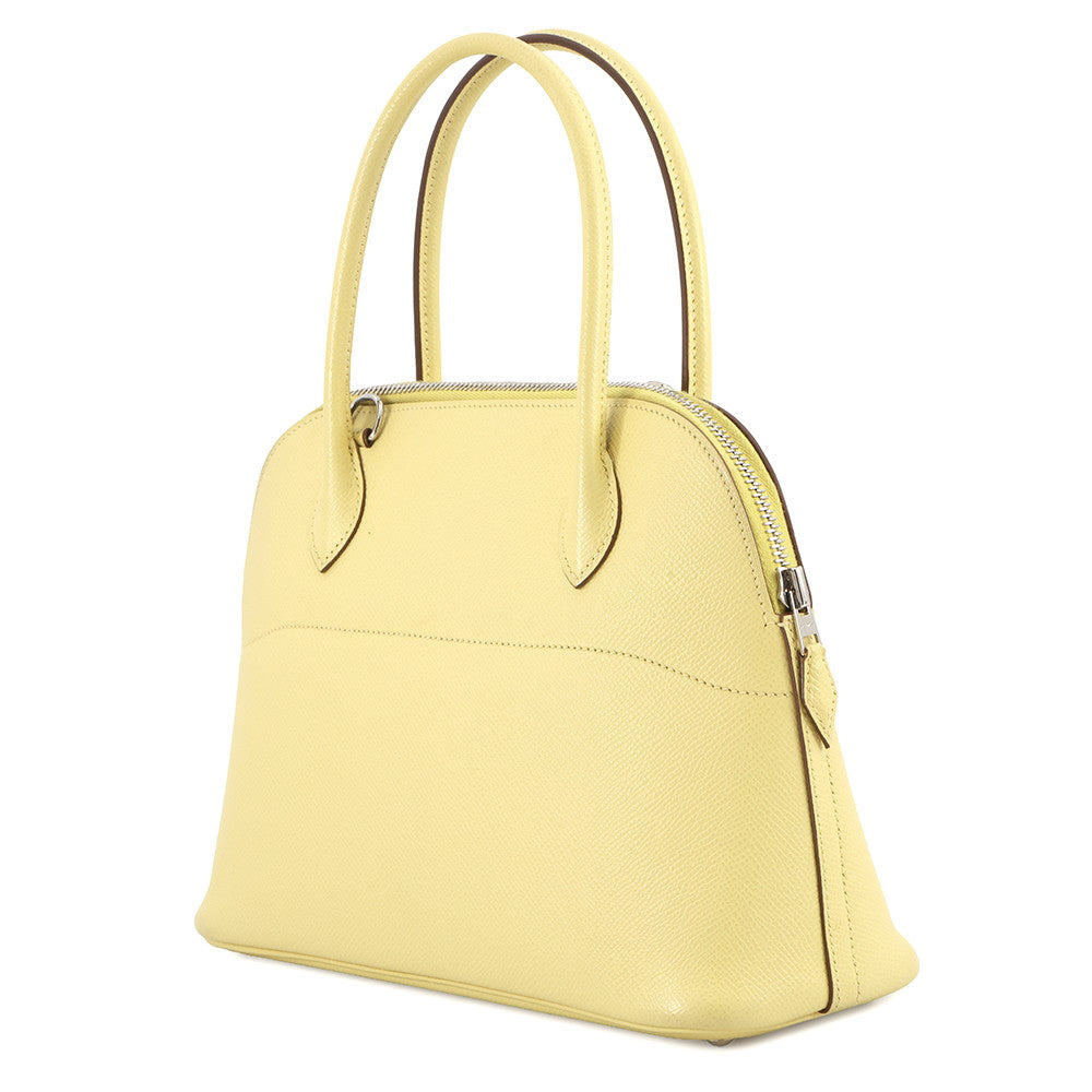 HERMES Bolide Jaune Poussin Epsom Size 27