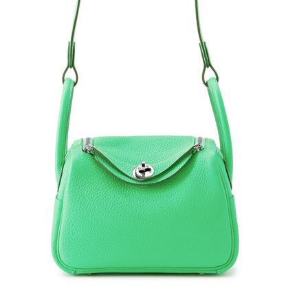 HERMES Lindy VertComic Taurillon Clemence Size Mini
