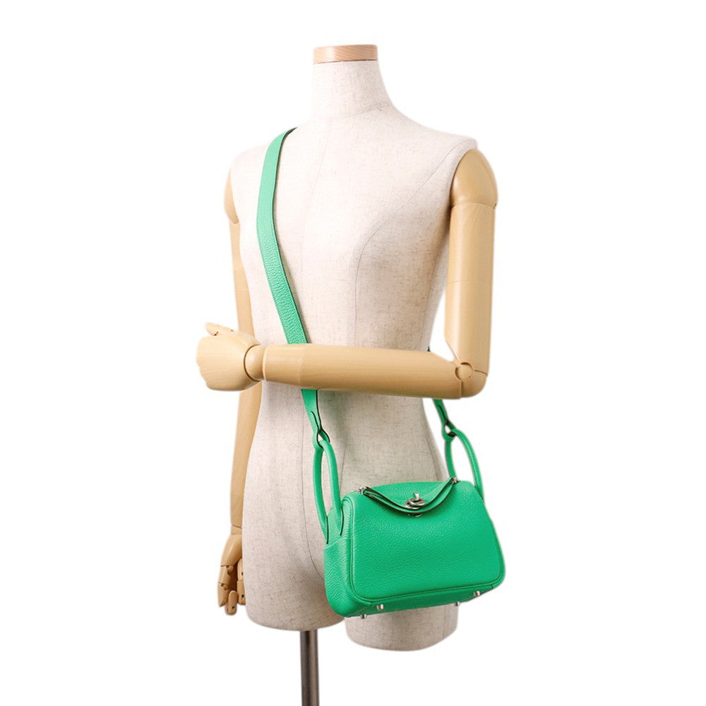 HERMES Lindy VertComic Taurillon Clemence Size Mini