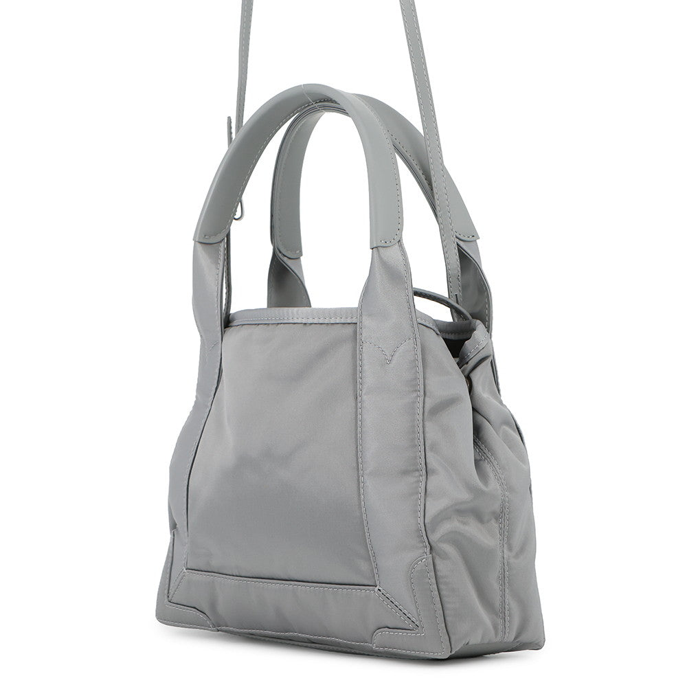 BALENCIAGA Navy Kabas Gray390346 Nylon Size XS