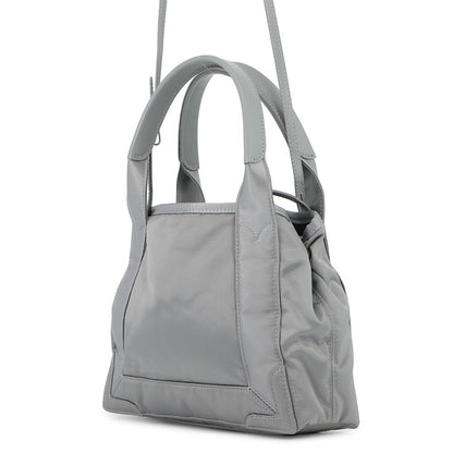 BALENCIAGA Navy Kabas Gray390346 Nylon Size XS