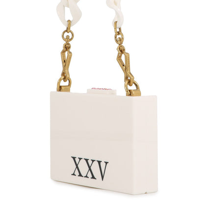 GUCCI Cat Shoulder Bag White500259 Plastic