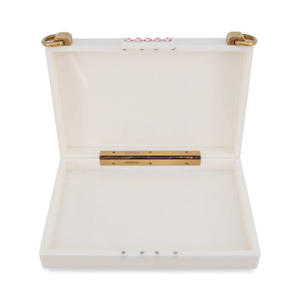 GUCCI Cat Shoulder Bag White500259 Plastic