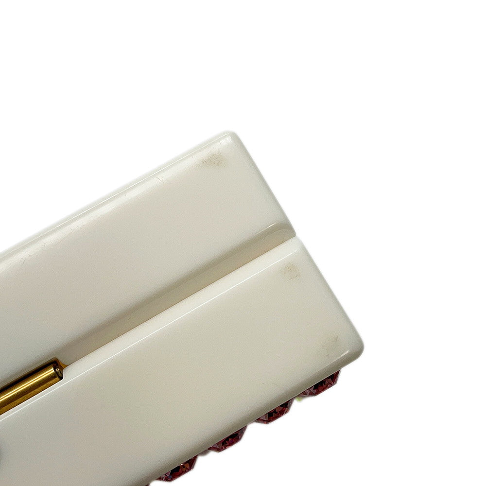 GUCCI Cat Shoulder Bag White500259 Plastic