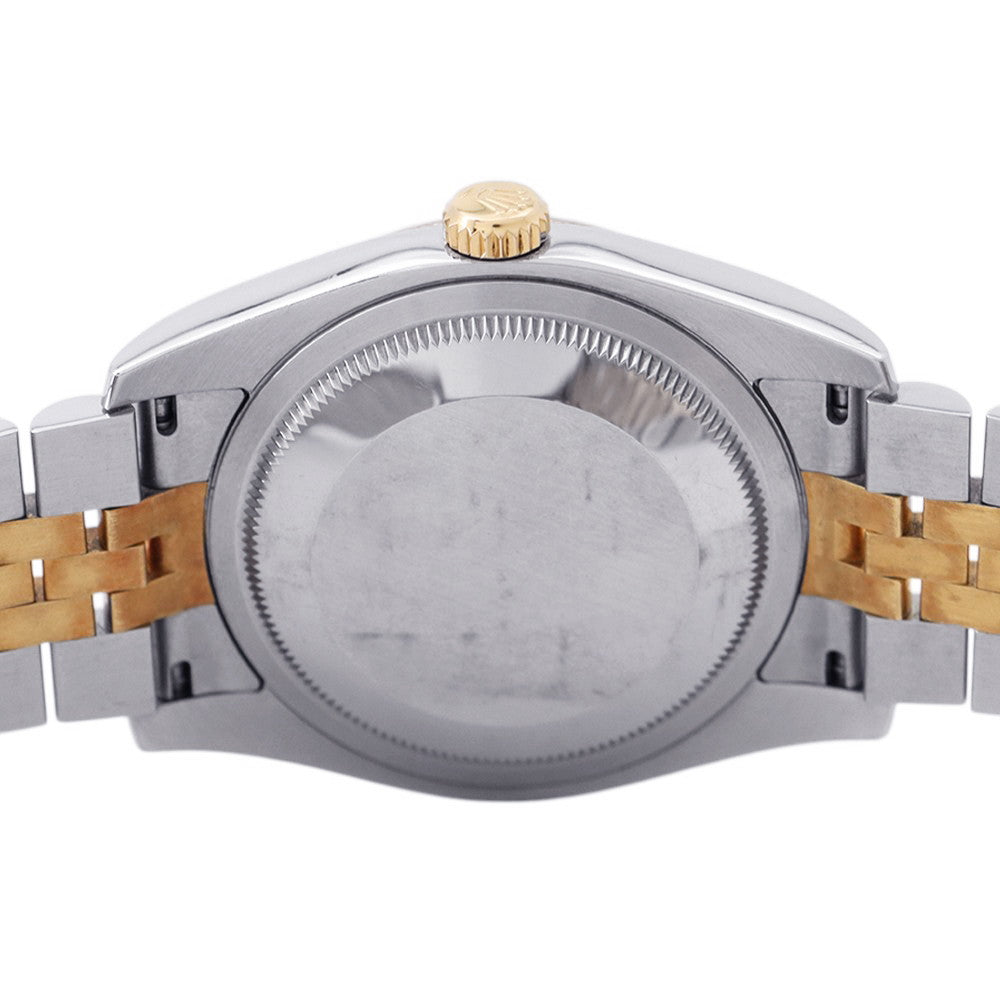 ROLEX Datejust W36mm Stainless Steel K18YG White Dial116233