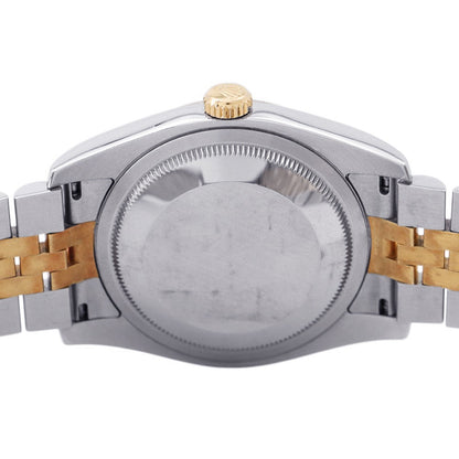 ROLEX Datejust W36mm Stainless Steel K18YG White Dial116233
