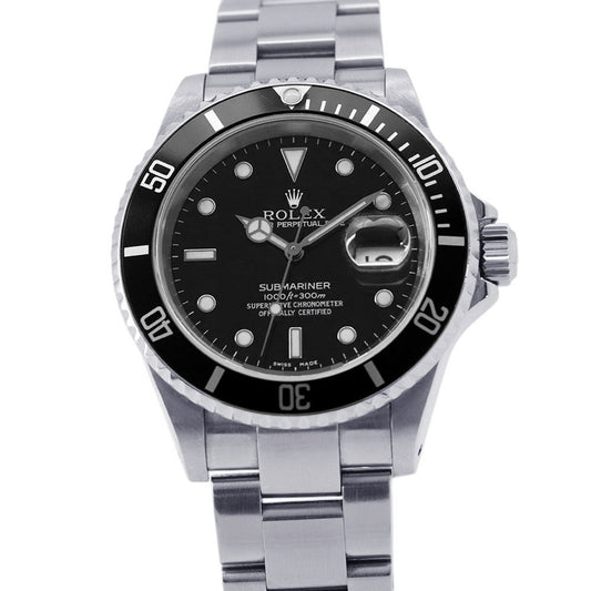 ROLEX Submariner Date W40mm Stainless Steel Black Dial16610