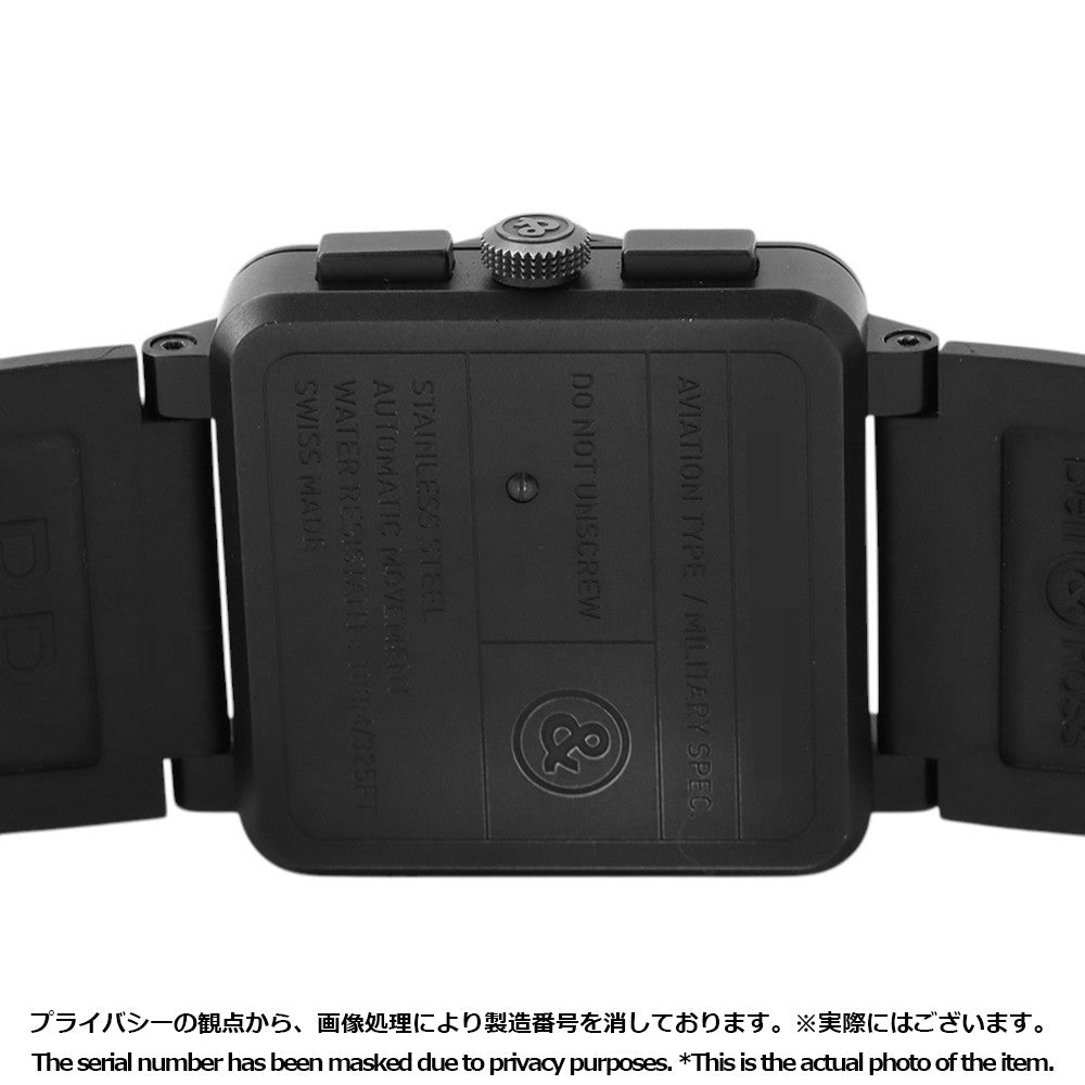 Bell&Ross Heritage Chronograph ORANGELTD W42mm Stainless Steel Rubber Black DialBR 03-94HERI-CA