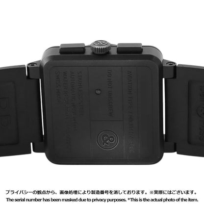 Bell&Ross Heritage Chronograph ORANGELTD W42mm Stainless Steel Rubber Black DialBR 03-94HERI-CA