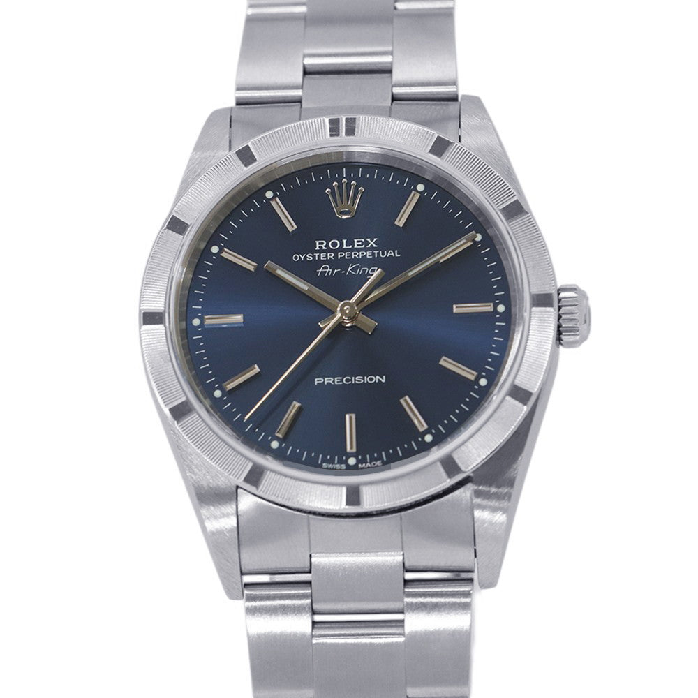 ROLEX Air-King W34mm Stainless Steel Blue Dial14010