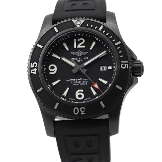 BREITLING Superocean Automatic Black Steel W46mm Stainless Steel (DLC coating) Rubber Black DialM17368B71B1S2