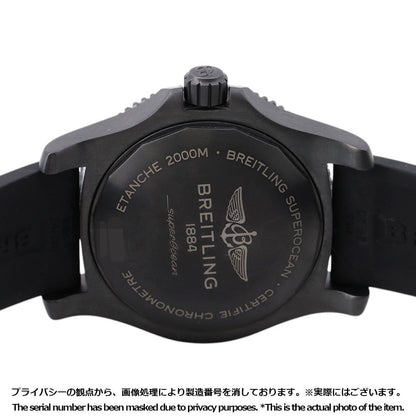 BREITLING Superocean Automatic Black Steel W46mm Stainless Steel (DLC coating) Rubber Black DialM17368B71B1S2