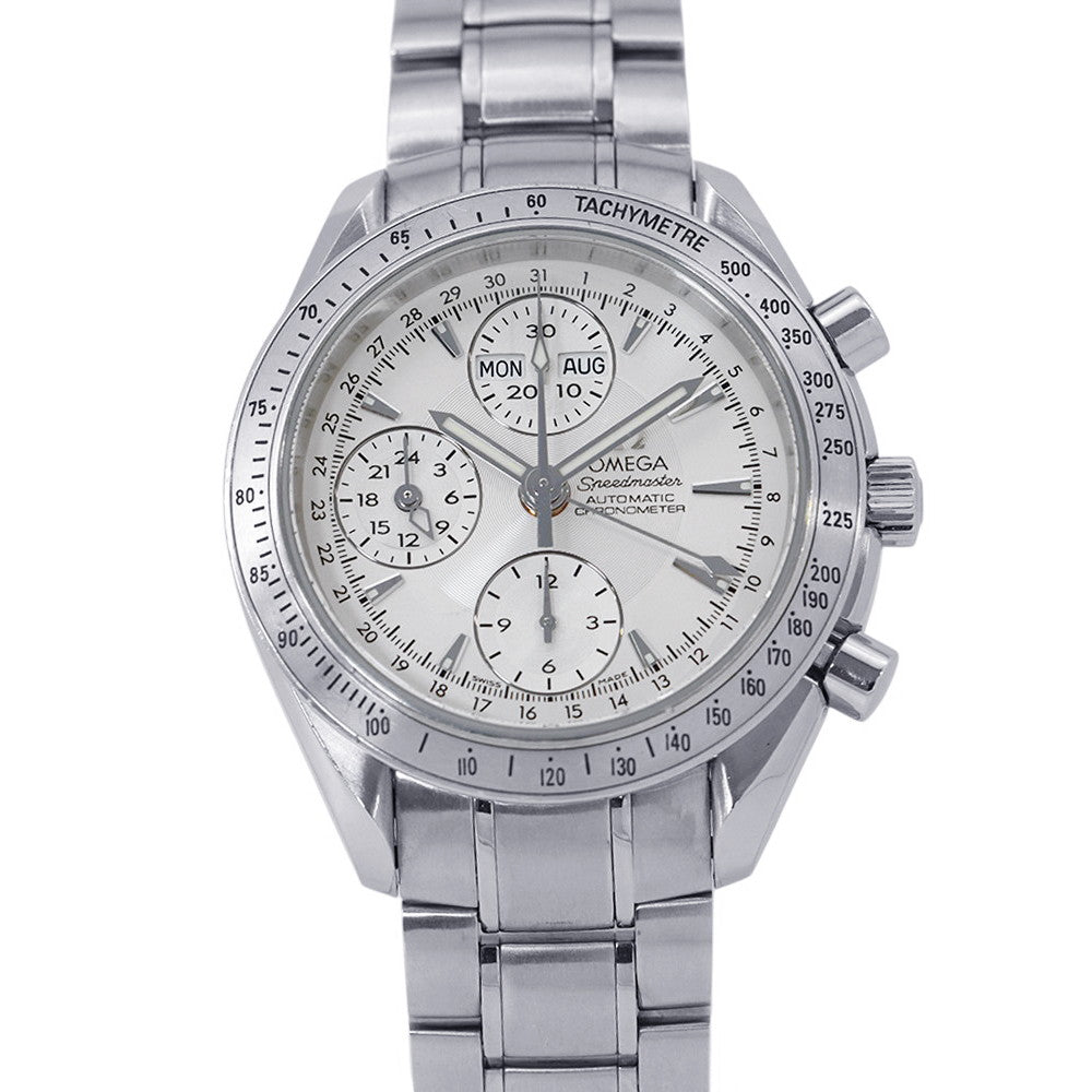 OMEGA Speedmaster Day-Date W40mm Stainless Steel Silver Dial3221.30.00