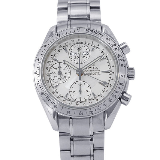 OMEGA Speedmaster Day-Date W40mm Stainless Steel Silver Dial3221.30.00
