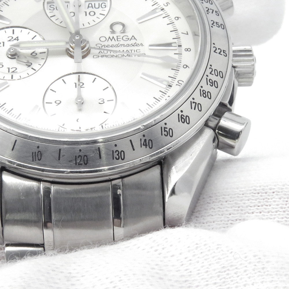 OMEGA Speedmaster Day-Date W40mm Stainless Steel Silver Dial3221.30.00