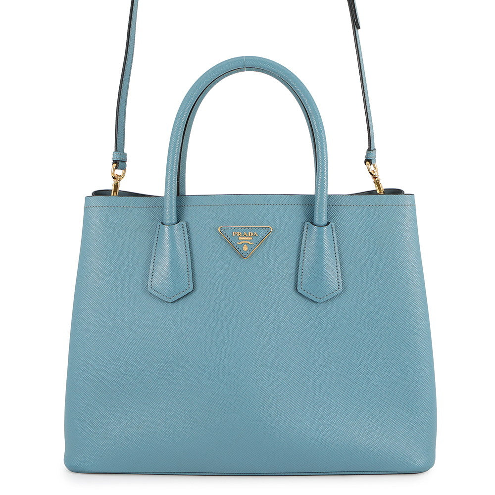 PRADA Saffiano Leather Cuir Tote Bag BlueBN2775 Leather
