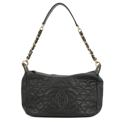 CHANEL Matelasse Shoulder Bag BlackA20993 Caviar Leather