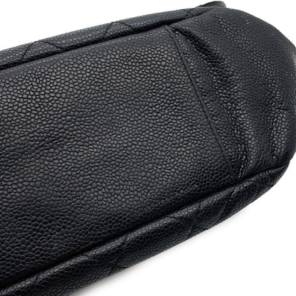 CHANEL Matelasse Shoulder Bag BlackA20993 Caviar Leather