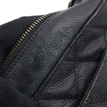 CHANEL Matelasse Shoulder Bag BlackA20993 Caviar Leather