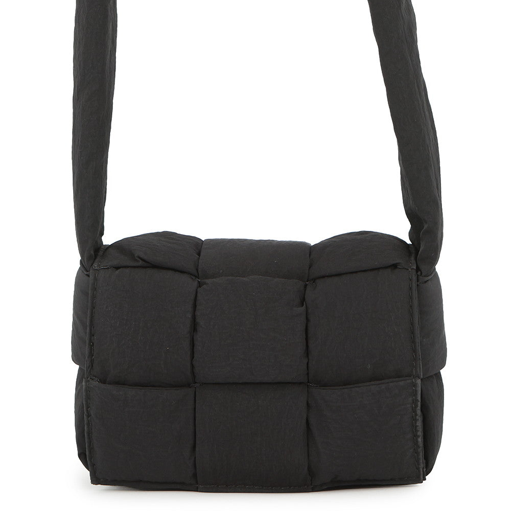 Bottega Veneta Padded Tech Candy Cassette Shoulder Bag Black691018VBO818803 Nylon