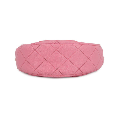 CHANEL CC Logo Shoulder Bag PinkAS3867 Caviar Leather