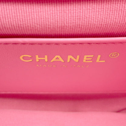 CHANEL CC Logo Shoulder Bag PinkAS3867 Caviar Leather