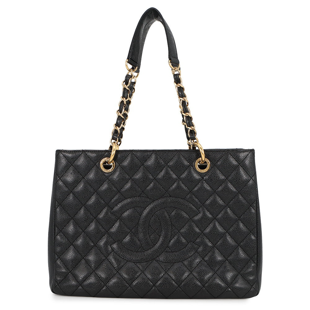 CHANEL GST Tote Bag BlackA50995 Caviar Leather