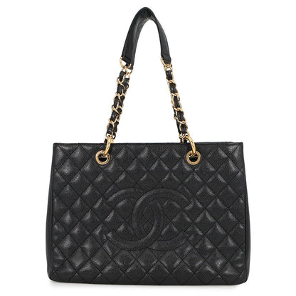 CHANEL GST Tote Bag BlackA50995 Caviar Leather