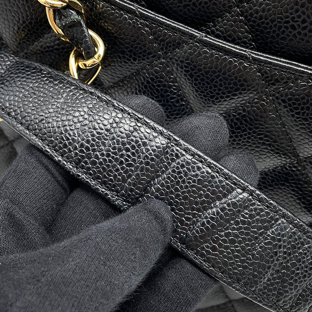 CHANEL GST Tote Bag BlackA50995 Caviar Leather