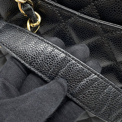 CHANEL GST Tote Bag BlackA50995 Caviar Leather