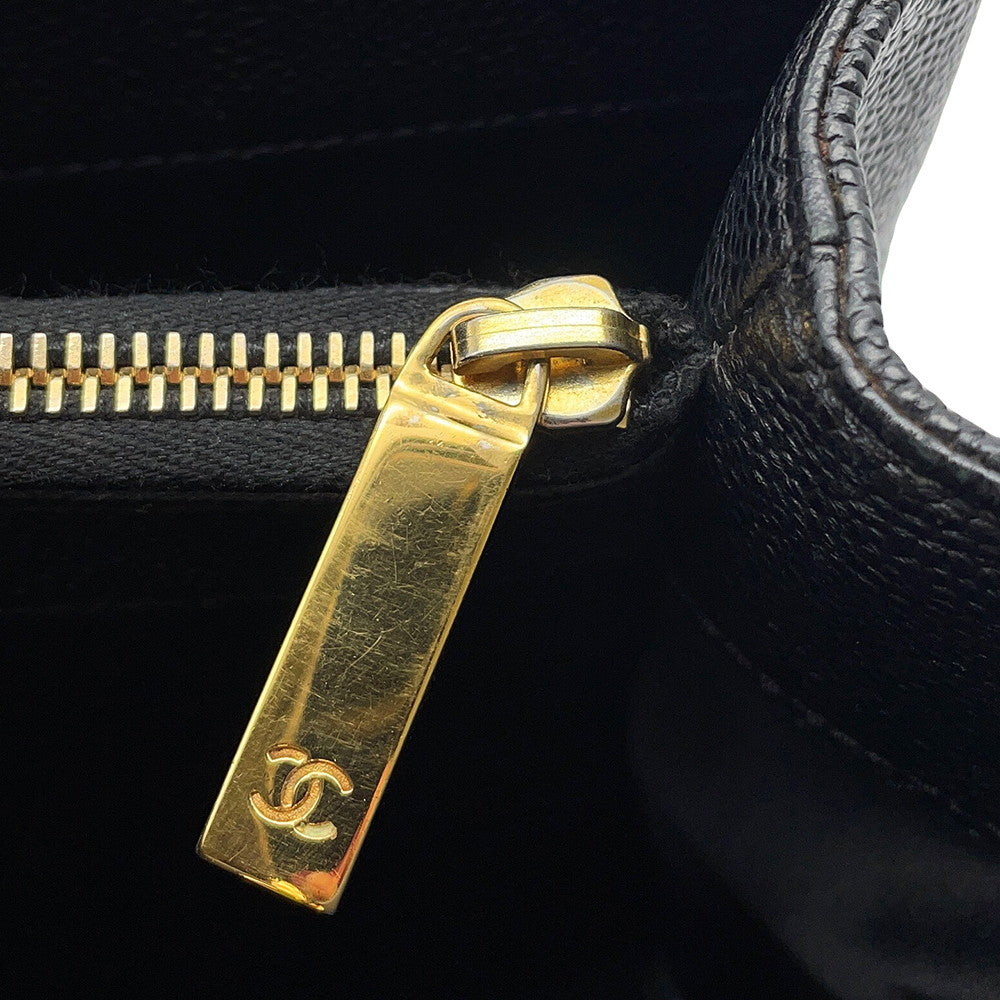 CHANEL GST Tote Bag BlackA50995 Caviar Leather