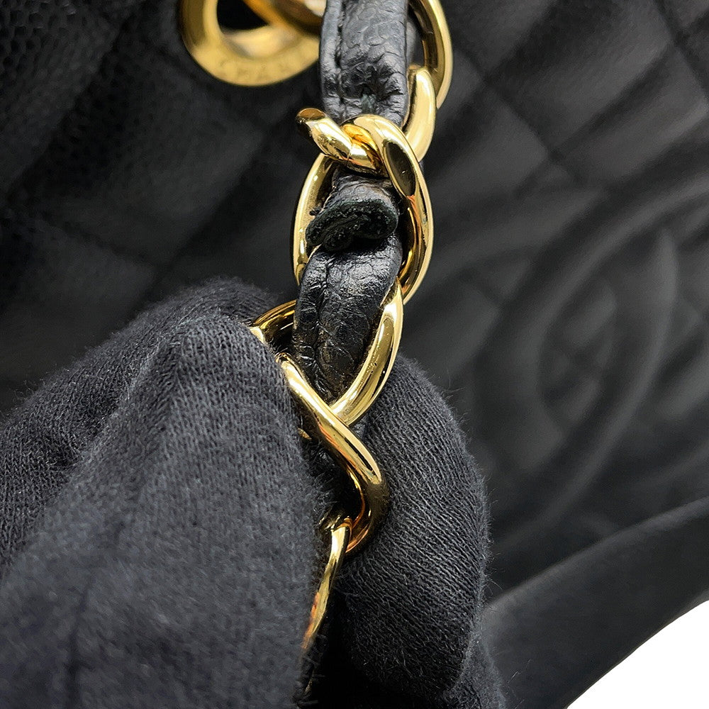 CHANEL GST Tote Bag BlackA50995 Caviar Leather