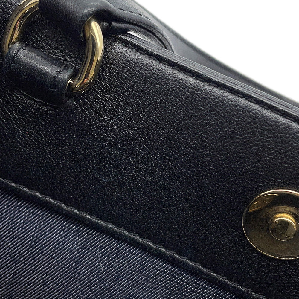 CHANEL CC Logo 2-way Tote Bag BlackAS0326 Leather