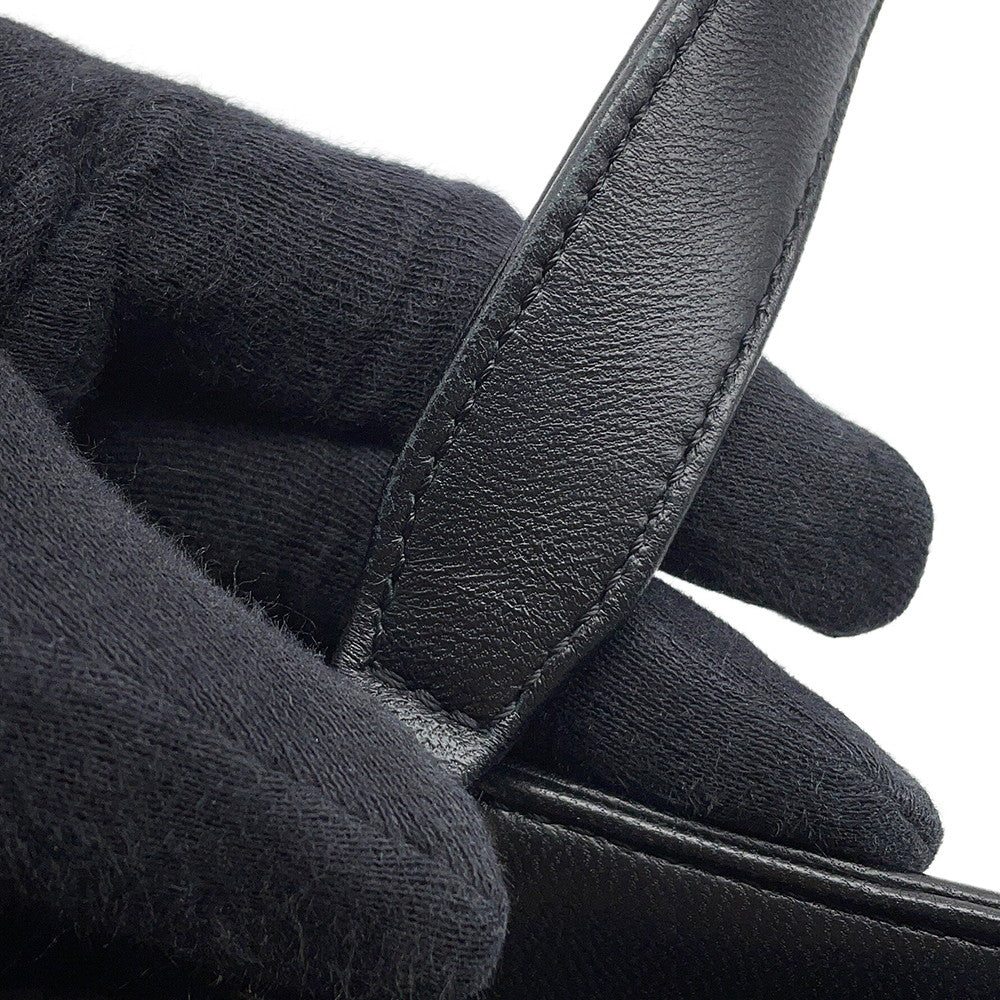 CHANEL CC Logo 2-way Tote Bag BlackAS0326 Leather