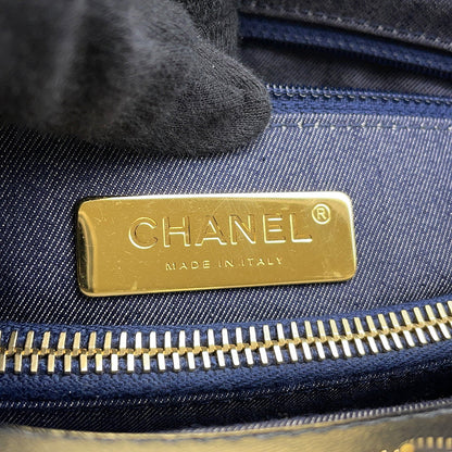 CHANEL CC Logo 2-way Tote Bag BlackAS0326 Leather