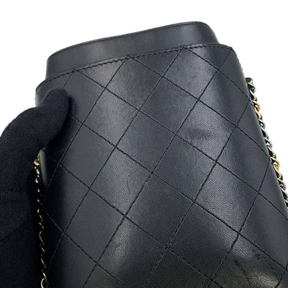 CHANEL Matelasse Chain Phone Case BlackA94471 Lambskin