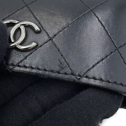 CHANEL Matelasse Chain Phone Case BlackA94471 Lambskin