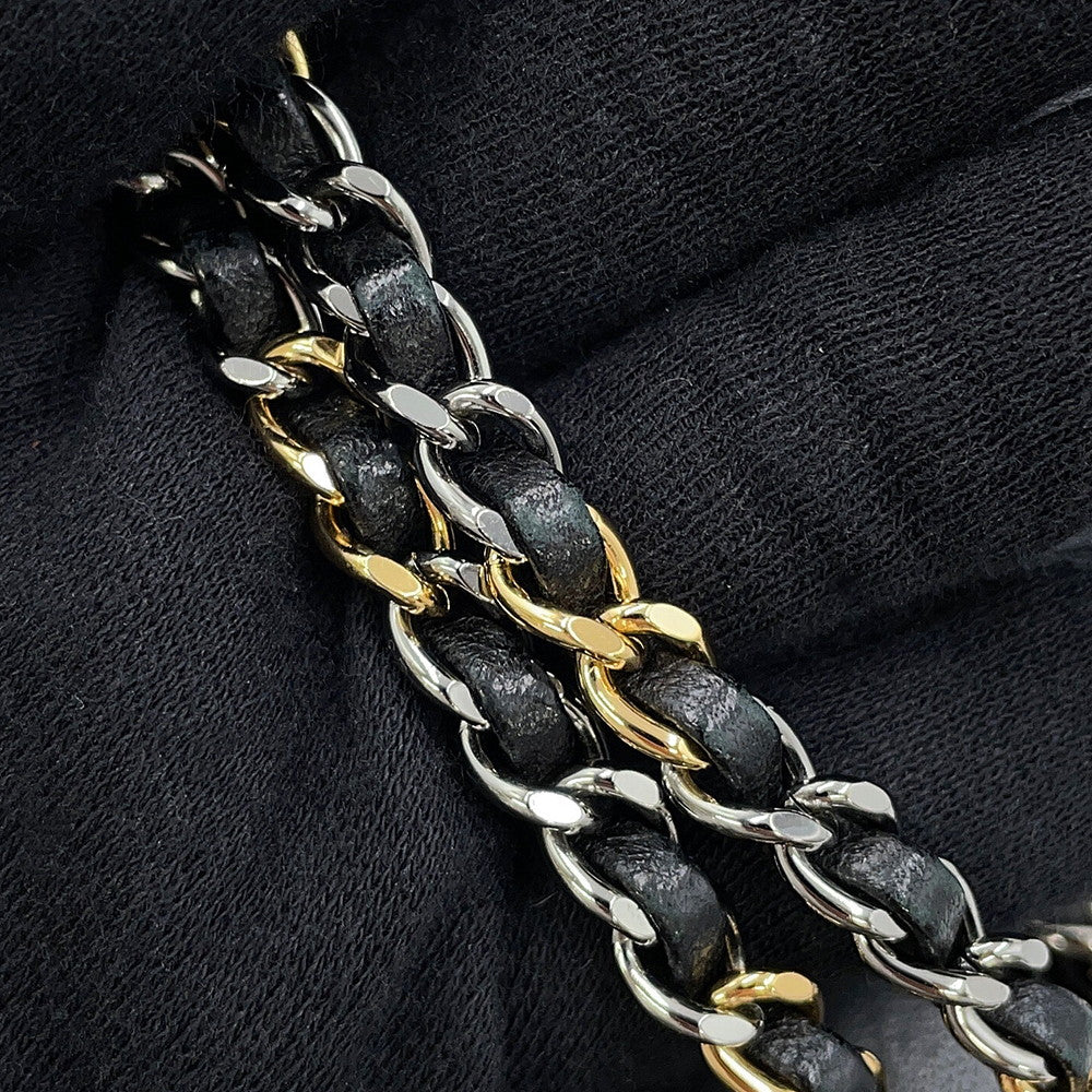 CHANEL Matelasse Chain Phone Case BlackA94471 Lambskin