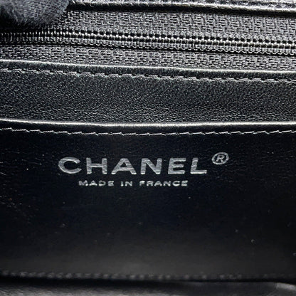 CHANEL Mini Matelasse Chain Shoulder Bag BlackA01115 Caviar Leather Size 17