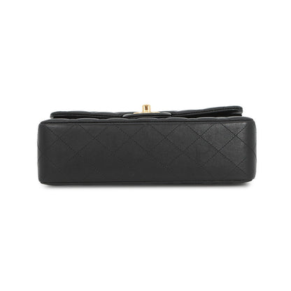CHANEL Matelasse Chain Shoulder Bag BlackA01113 Lambskin Size 23