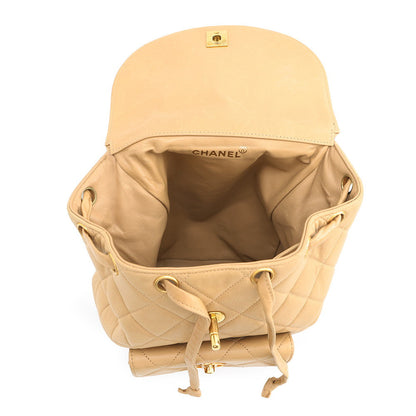 CHANEL Matelasse Backpack BeigeA10177 Lambskin