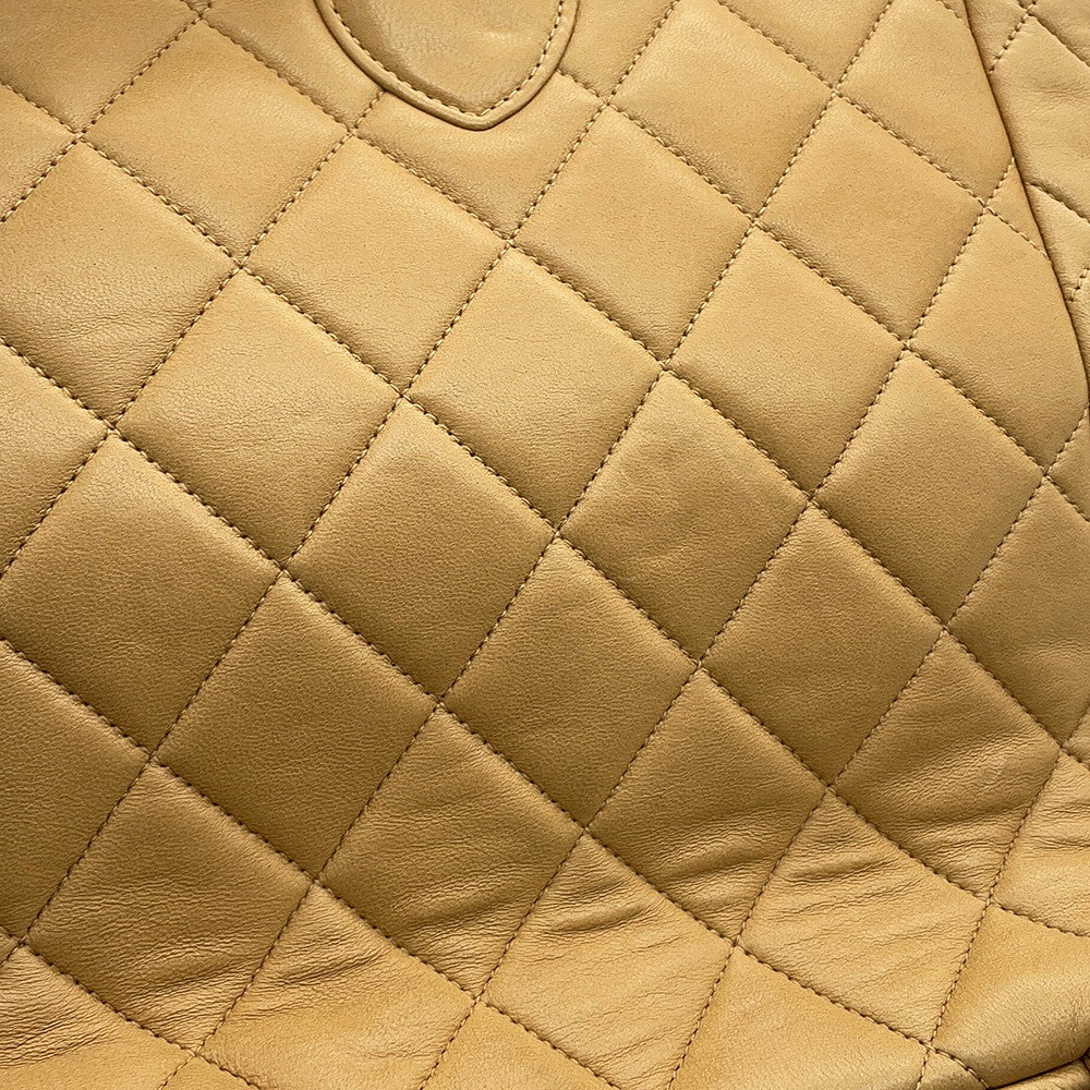 CHANEL Matelasse Backpack BeigeA10177 Lambskin