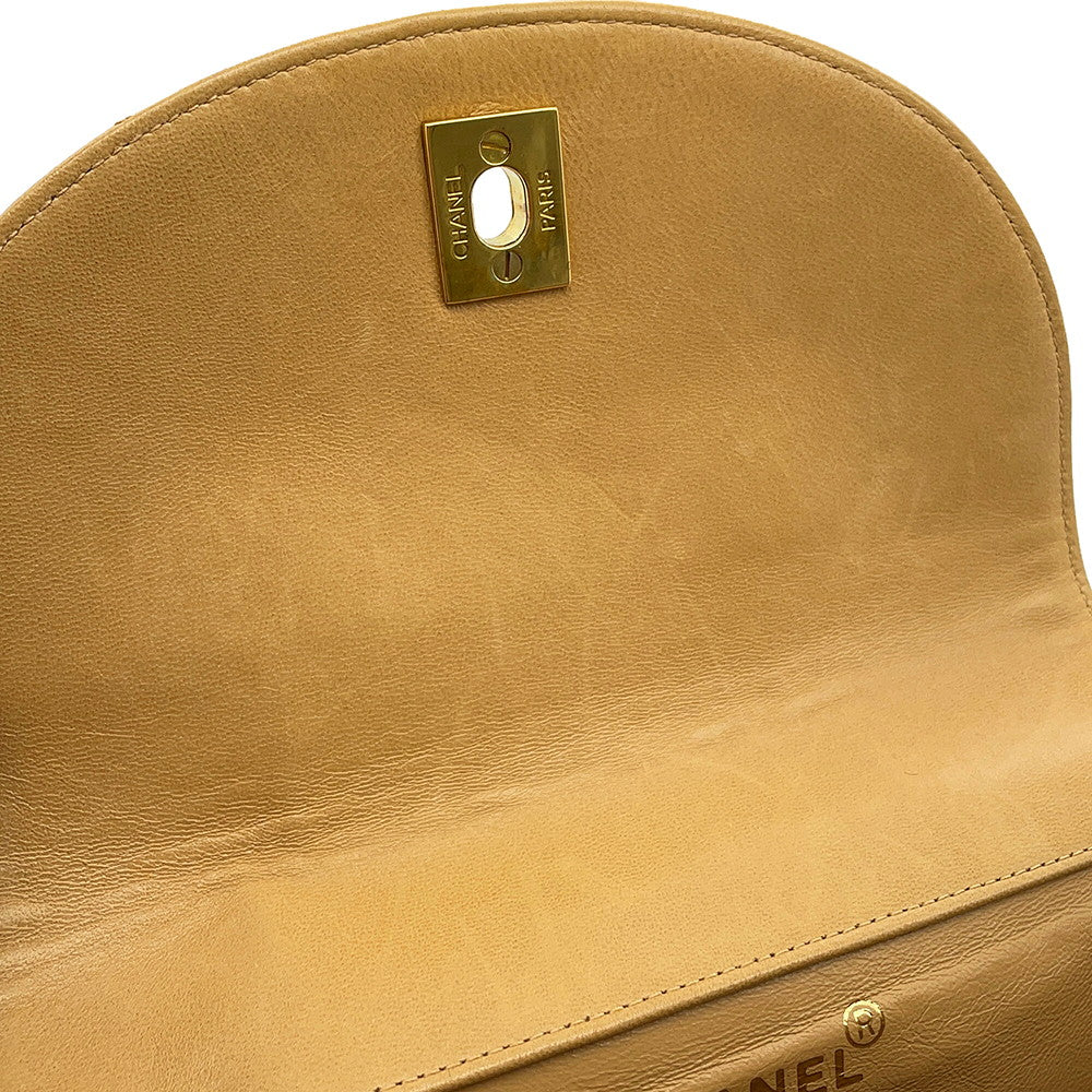 CHANEL Matelasse Backpack BeigeA10177 Lambskin