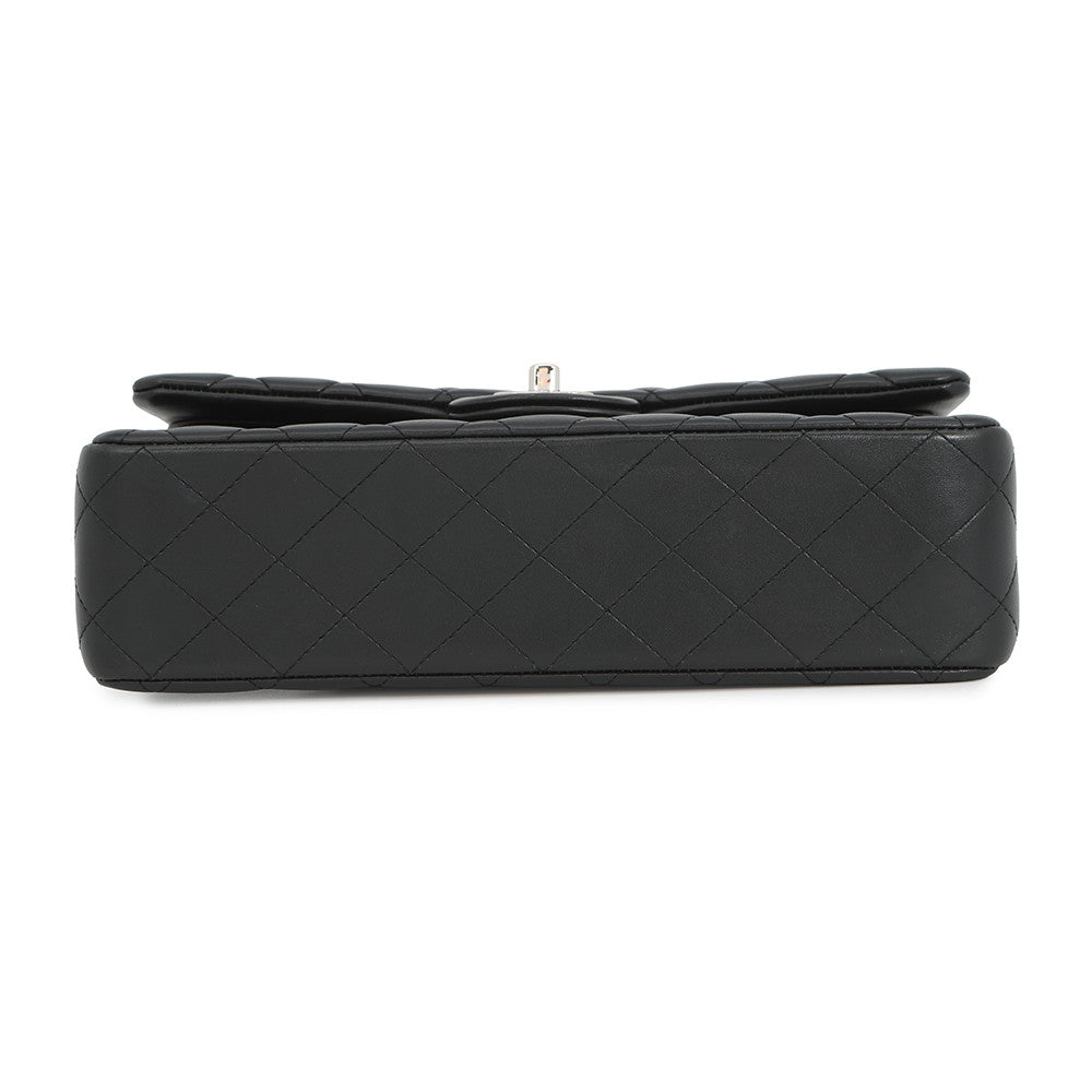 CHANEL Matelasse Chain Shoulder Bag BlackA01112 Lambskin Size 25