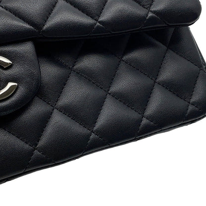 CHANEL Matelasse Chain Shoulder Bag BlackA01112 Lambskin Size 25