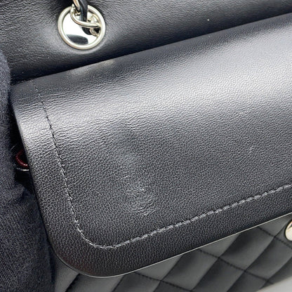 CHANEL Matelasse Chain Shoulder Bag BlackA01112 Lambskin Size 25