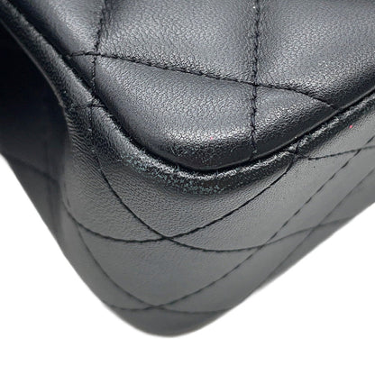 CHANEL Matelasse Chain Shoulder Bag BlackA01112 Lambskin Size 25